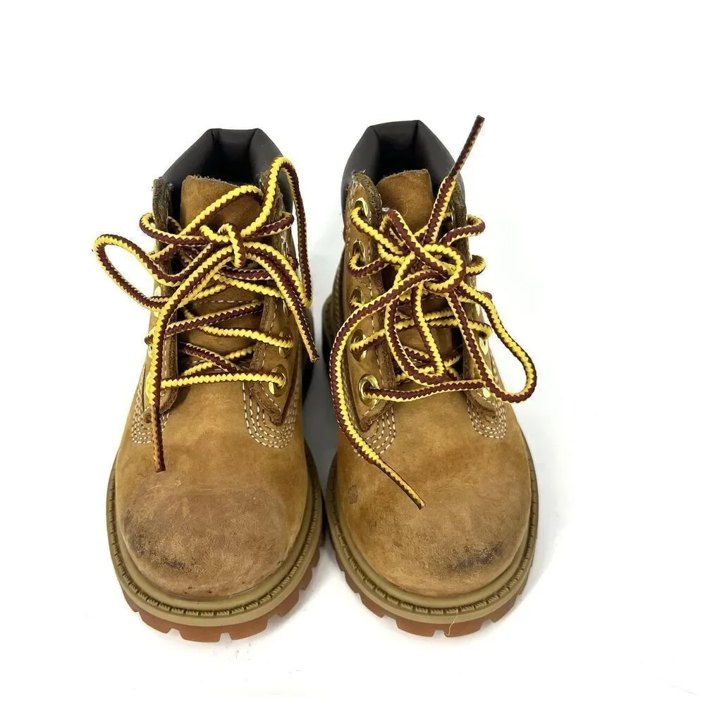 Timberland Boots Size 4.5 Toddler Classic Lifestyle Original Wheat Waterproof